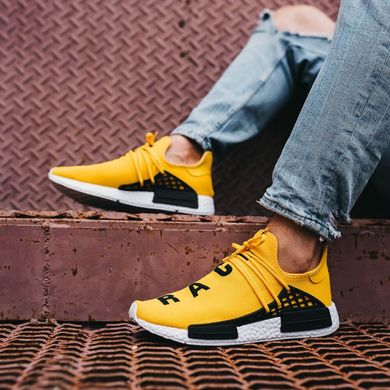 Мужские кроссовки Adidas NMD Human Race Yellow, 40