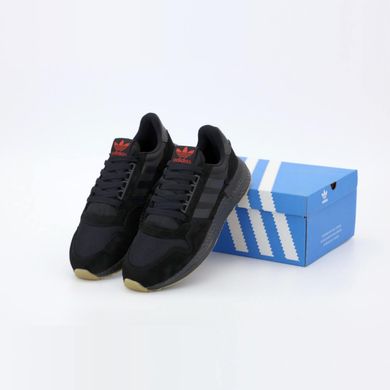 Мужские кроссовки Adidas ZX 500 RM All Black, 40