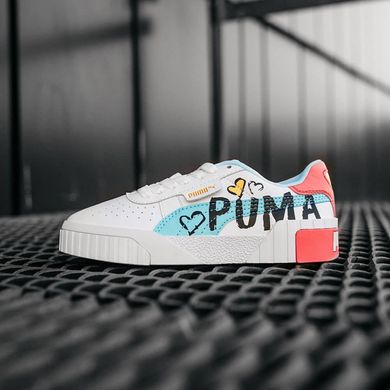 Жіночі кросівки Puma Cali Logo White Red, 36