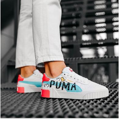 Жіночі кросівки Puma Cali Logo White Red, 36