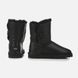 UGG Bailey Button II Black Leather, 36