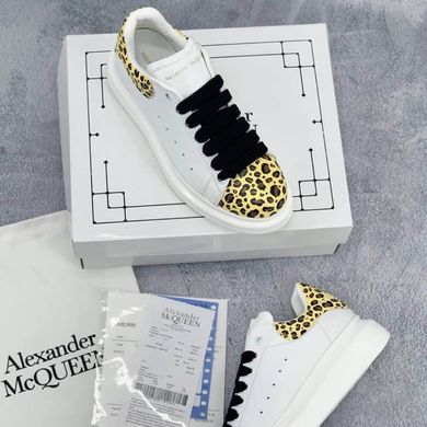 Жіночі кросівки Alexander McQueen White Leopard, 36