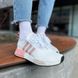 Жіночі кросівки Adidas NMD White Pink, 36
