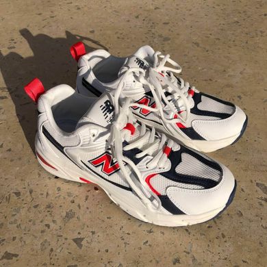 Женские кроссовки New Balance 530 White Silver Red, 36