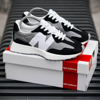 Мужские кроссовки New Balance 327 Black White Grey, 40