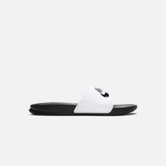 Шльопанці Nike Slides Benassi Black logo black white, 36
