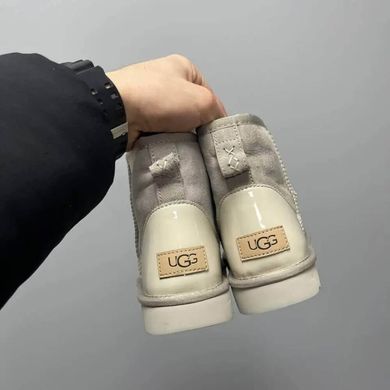 UGG Mini Metallic Light Grey, 36