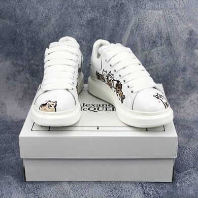 Жіночі кросівки Alexander McQueen White Cat, 36