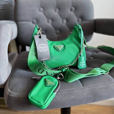 Prada Re-Edition 2005 Saffiano Leather Bag Green