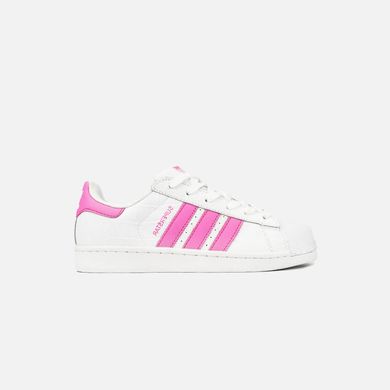 Женские кеды Adidas Superstar White Pink, 36